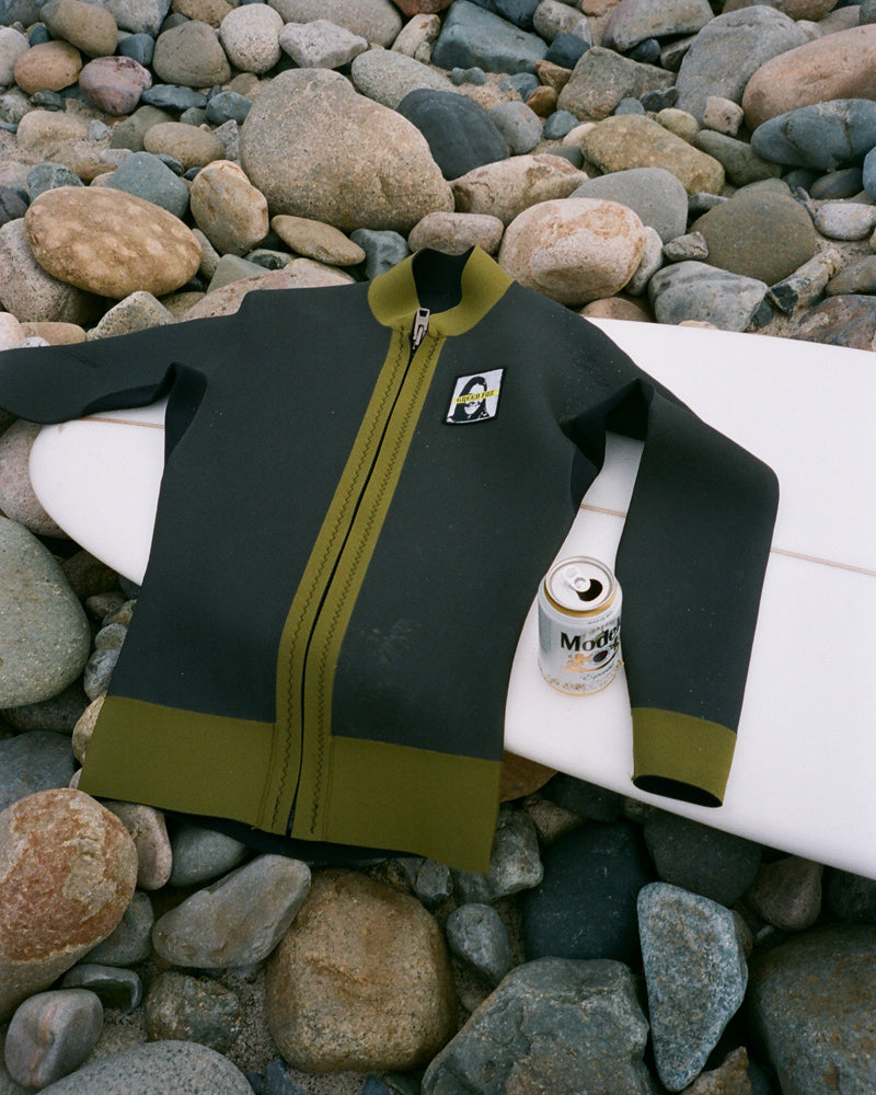 Green Fuz x Reunion Wetsuit Jacket