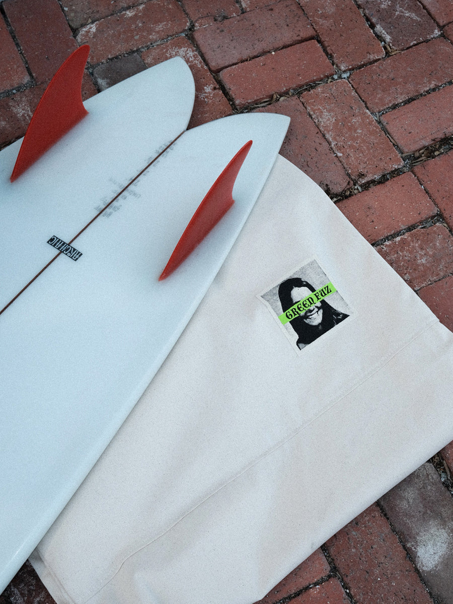 Blanco Canvas Board Bag // Green Fuz Surf Co