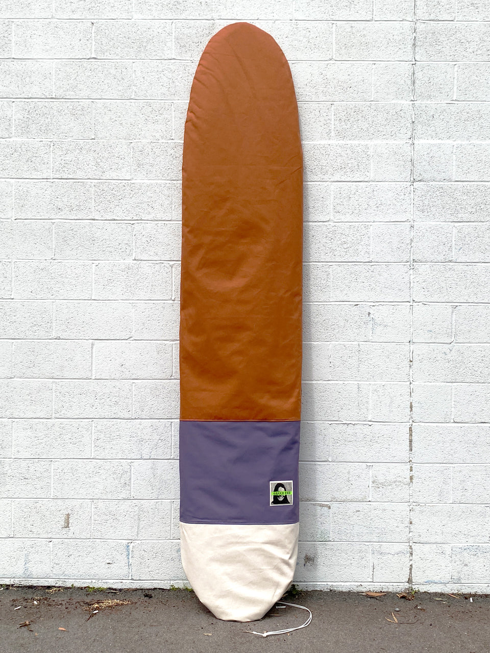 Green Fuz Frontwards Canvas Longboard Bag