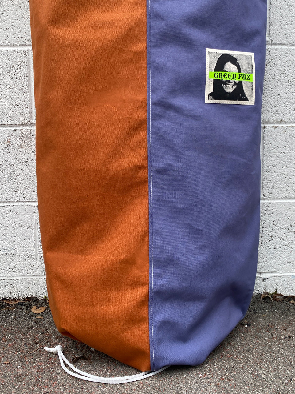 Green Fuz Stereo Canvas Surfboard Bag Detail