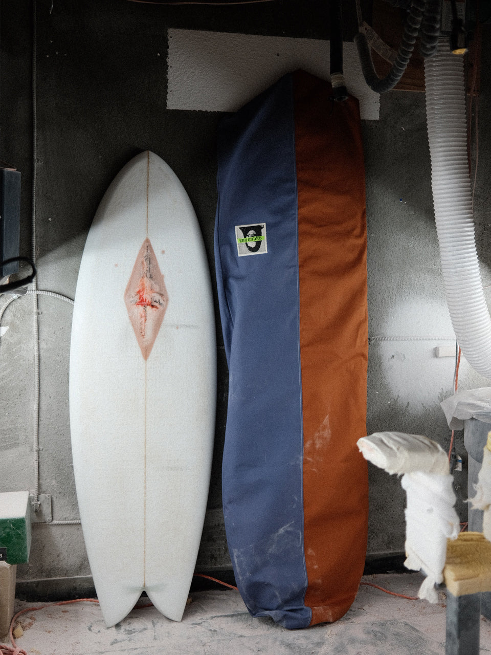 Green Fuz Stereo Canvas Board Bag Shaping Bay