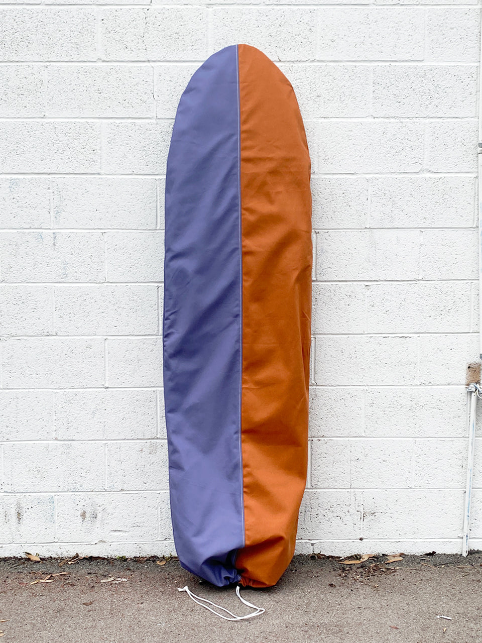 Green Fuz Stereo Canvas Surfboard Bag Back