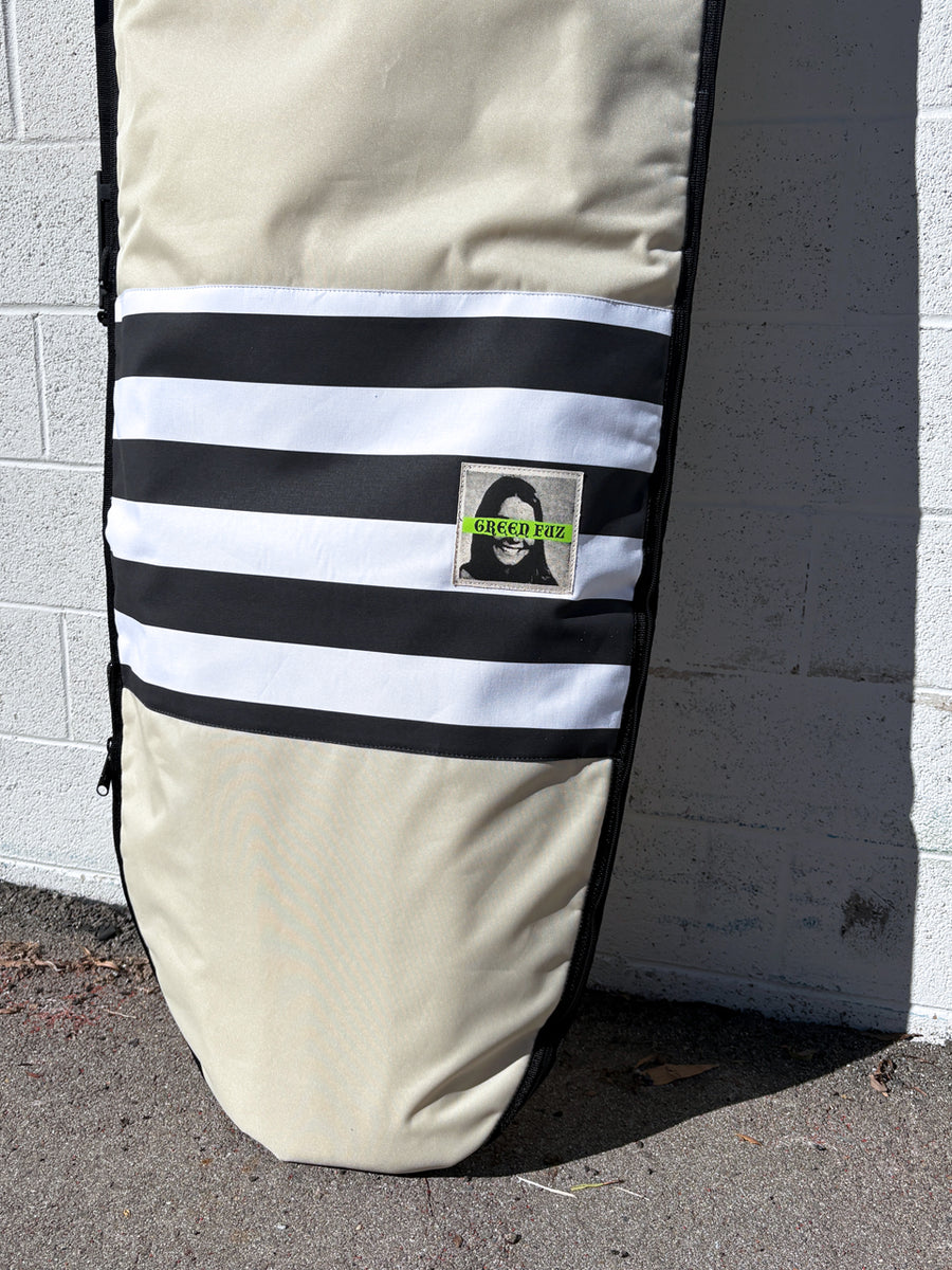 Warhol Surfboard Bag Mid-Log // Green Fuz Surf Co