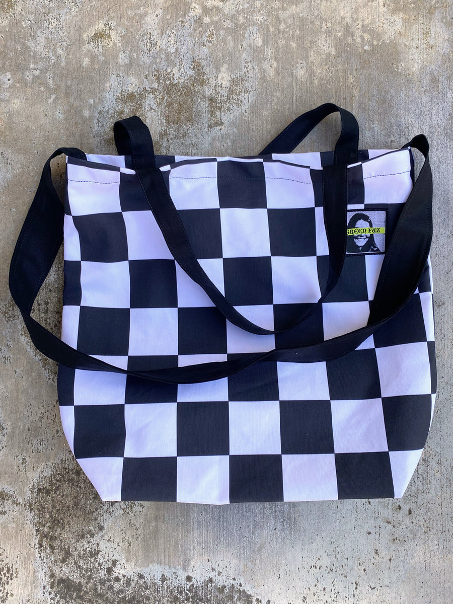 Beach-City-Checkers-Canvas-Bag
