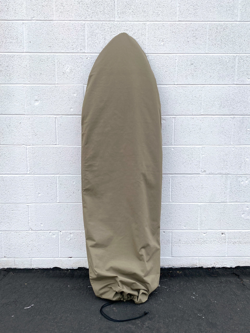 Green Fuz Army Canvas Board Bag Back