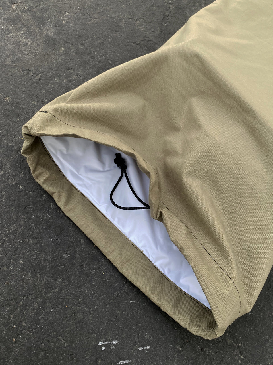 Green Fuz Army Canvas Board Bag Liner
