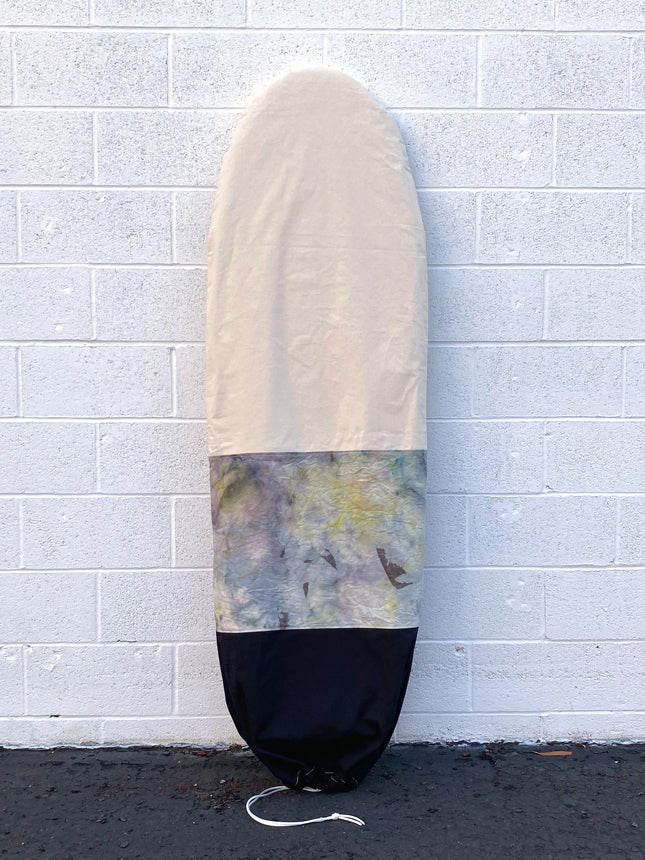 Green Fuz Eccentric Canvas Board Bag Back