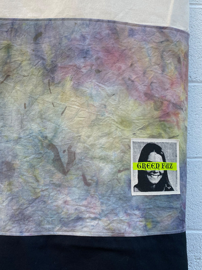 Green Fuz Eccentric Canvas Board Bag Tie Dye