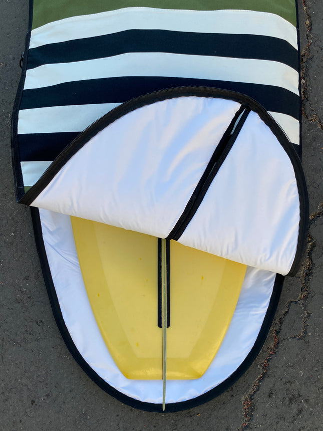 Green Fuz Pendleton Longboard Travel Board Bag Liner