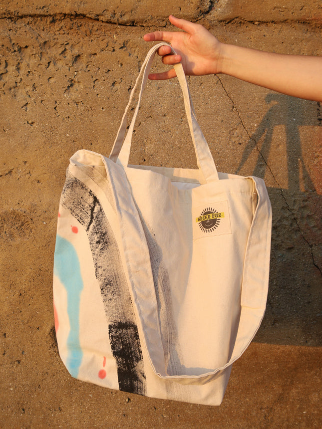 Green Fuz Son Studio Tote 02 Front