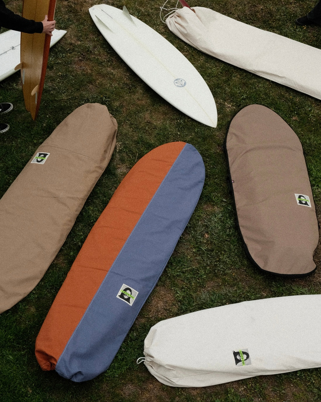 GREEN FUZ ロングボード　キャンバスケース　10'0 Green Fuz ボードバッグ // ハンドメイドキャンバス & デイ