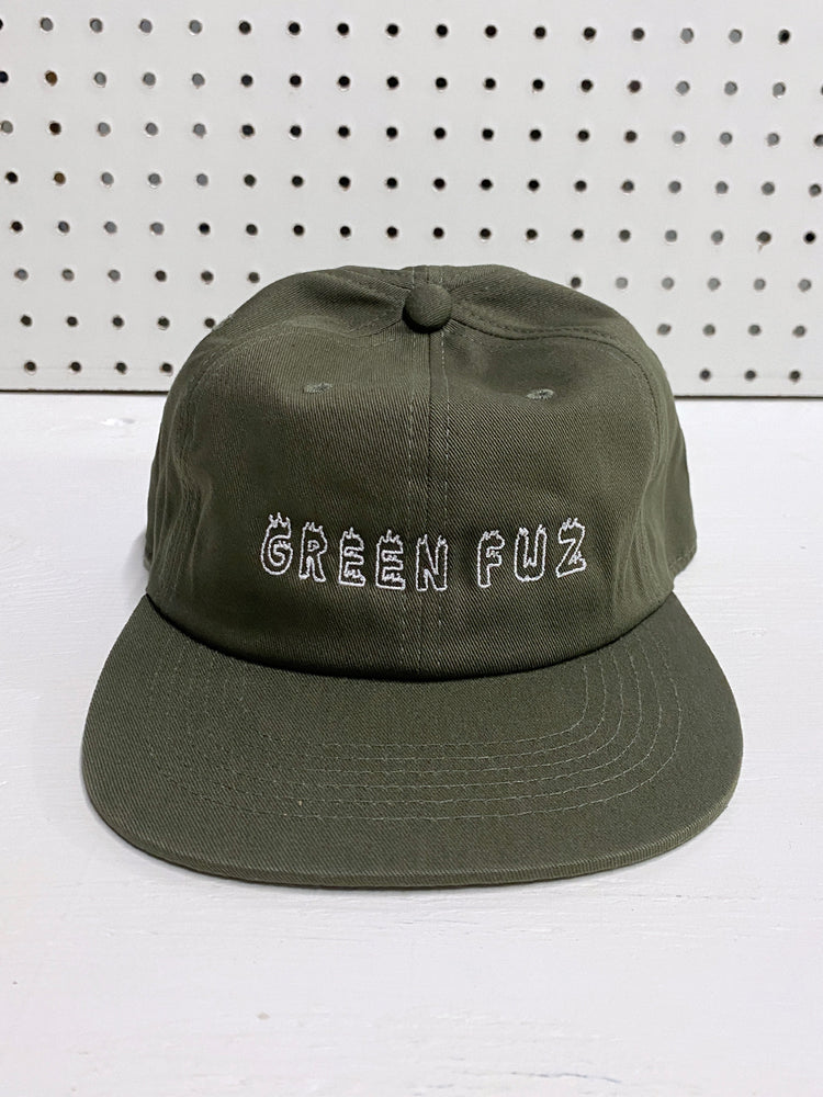 Green Fuz Burns Hat Front