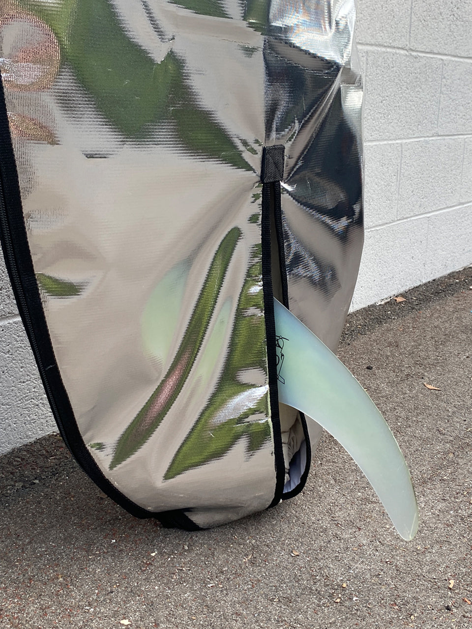 Satellite Mylar Surfbaord Bag Mid-Longboard // Green Fuz Surf Co