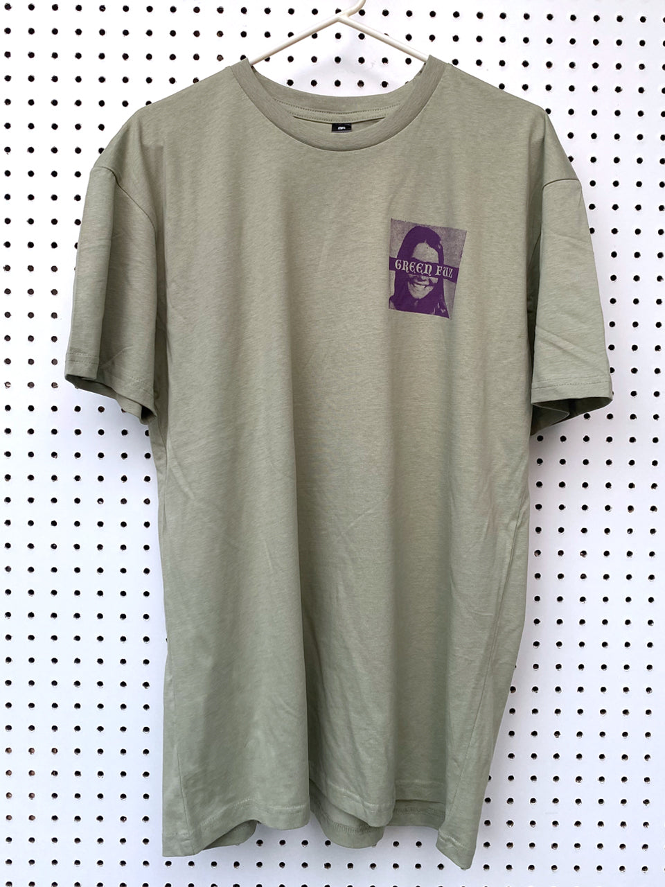 Green Fuz Single Girl Tee Moss