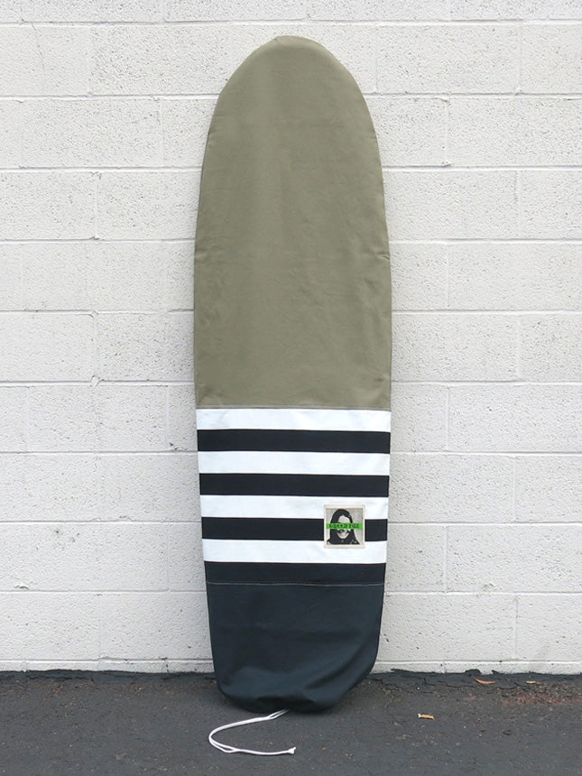 Green Fuz Fuzwar Canvas Board Bag - Front