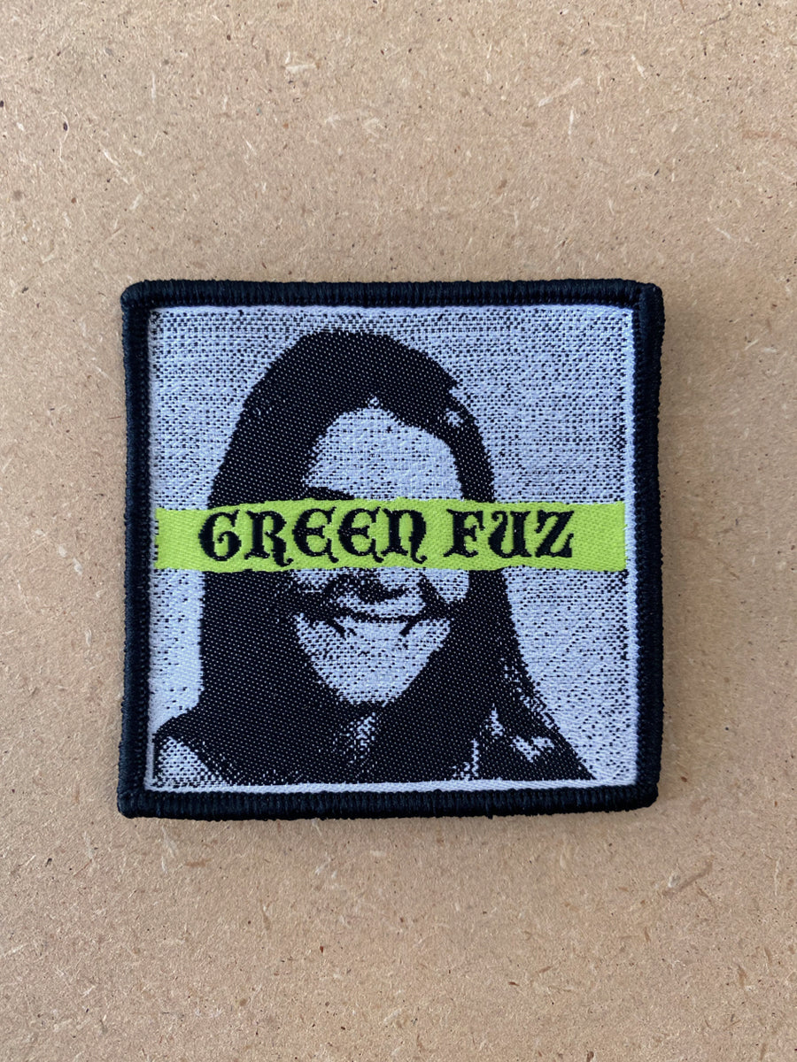 Green Fuz Embroidered Patch