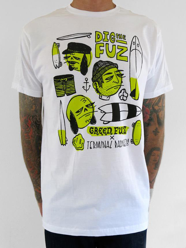 Terminal Radness Green Fuz T-Shirt